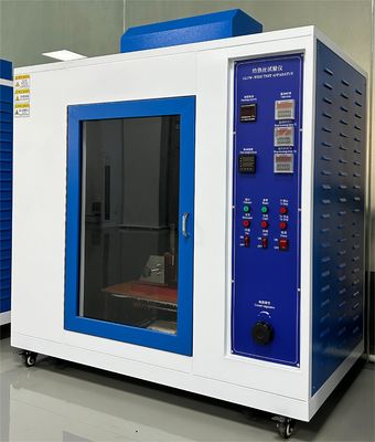 kaufen Schaltfläche Gummi-Prüfkammer Glühdraht Verbrennungs vertikale Entflammbarkeit Tester online manufacture