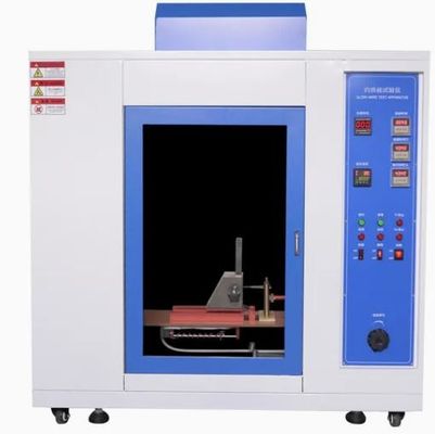 kaufen Schaltfläche Gummi-Prüfkammer Glühdraht Verbrennungs vertikale Entflammbarkeit Tester online manufacture