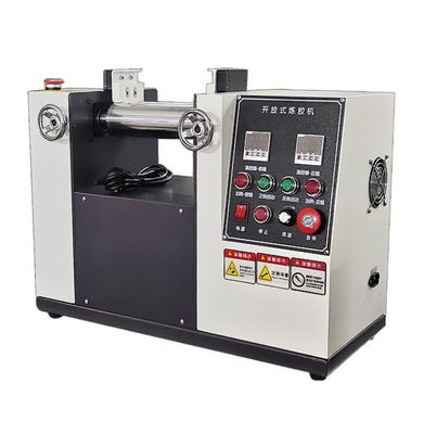 kaufen Fabrikpreis offene Gummimischmaschine mit 50 ~ 60 HRC Walzenhärte und 750*380*600mm Spezifikation für 300 Sätze/Monat Produktion online manufacture