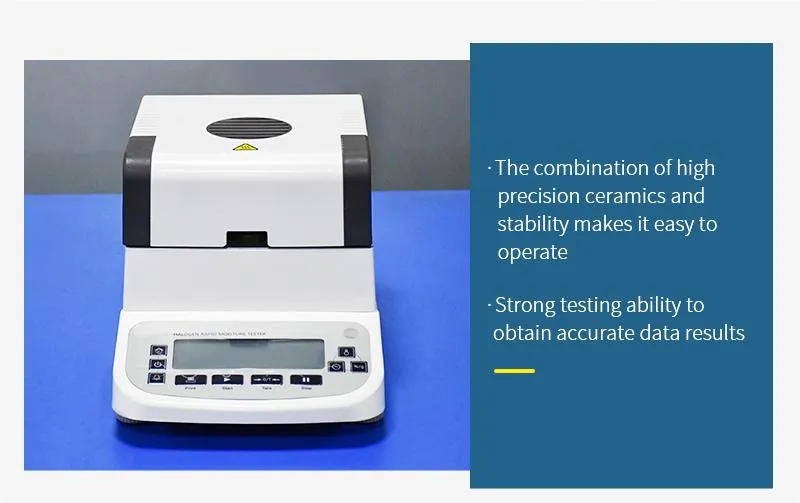 Erdnusskorn schneller Halogenfeuchtigkeitstester Analyzer für das Labor 0