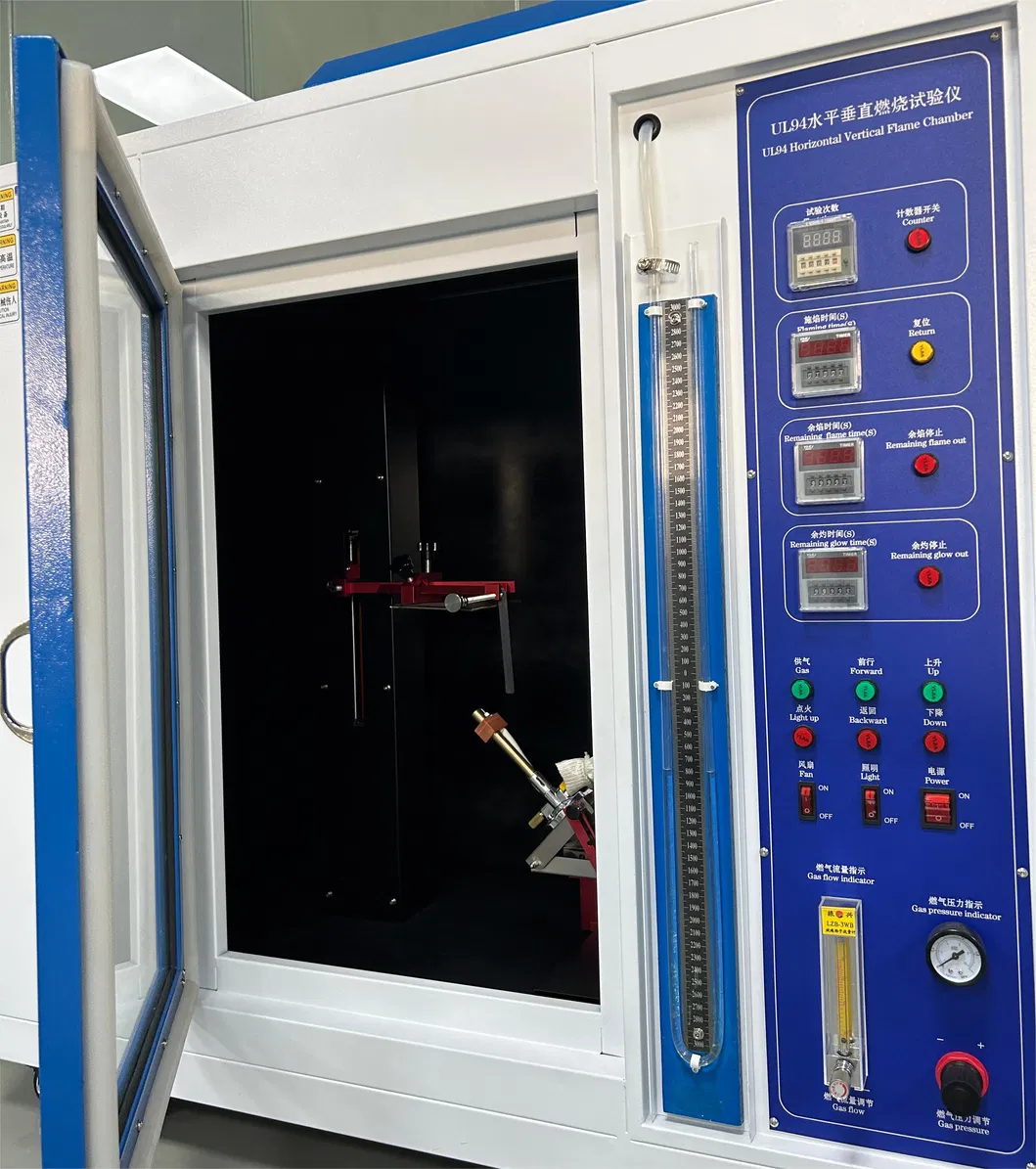Laboratorium UL94 Feuerprüfgerät Verbrennungskammer Tester für Kunststoffe 2