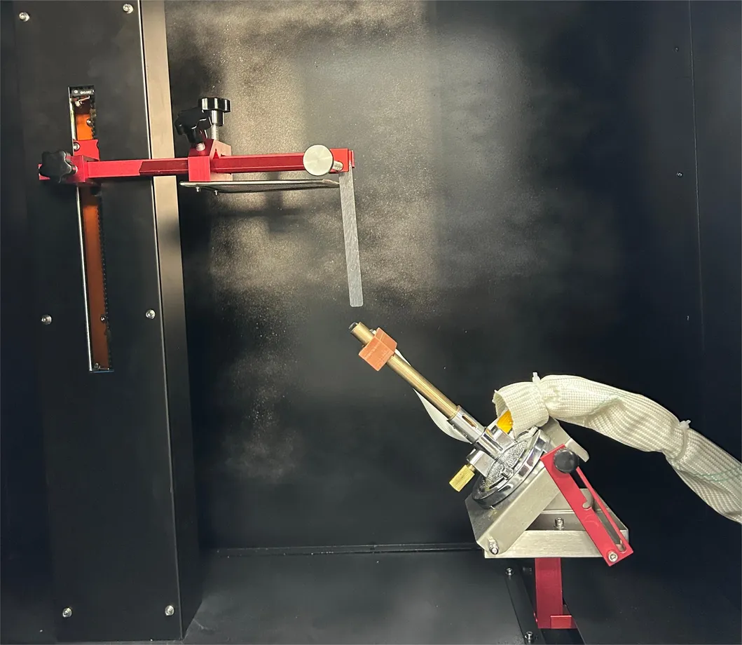 Laboratorium UL94 Feuerprüfgerät Verbrennungskammer Tester für Kunststoffe 4