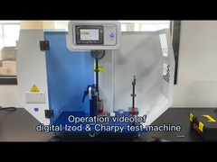 Die Operation Video Izod und Charpy Impact Tester