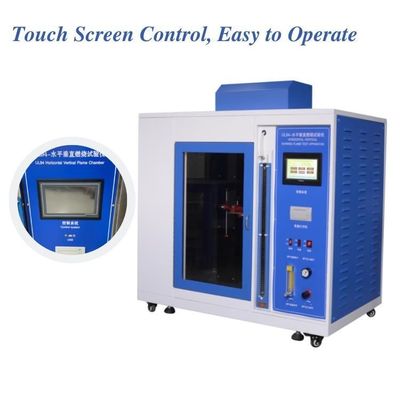 Touchscreen UL94 Elektronische Flammenprüfkammer für Kunststoffverpackungen